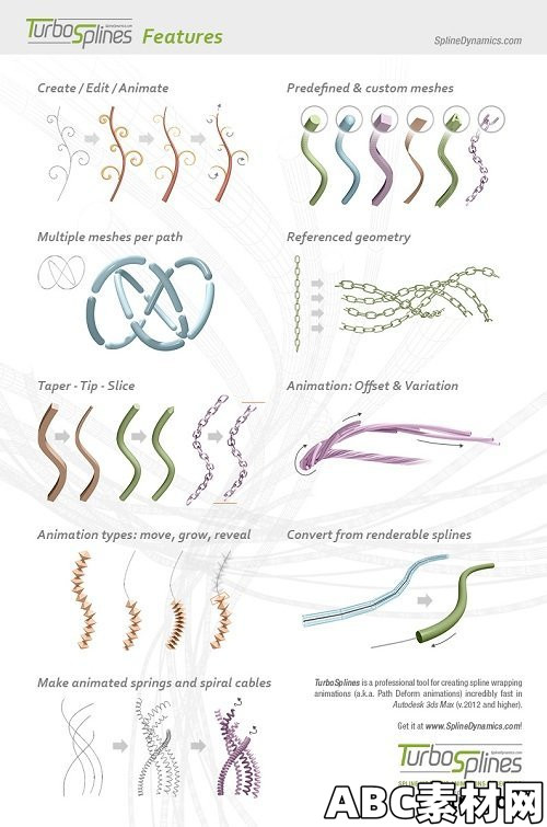 SplineDynamics Scripts for 3dsMax Overnight Batch Render v1.26 & Spline ...