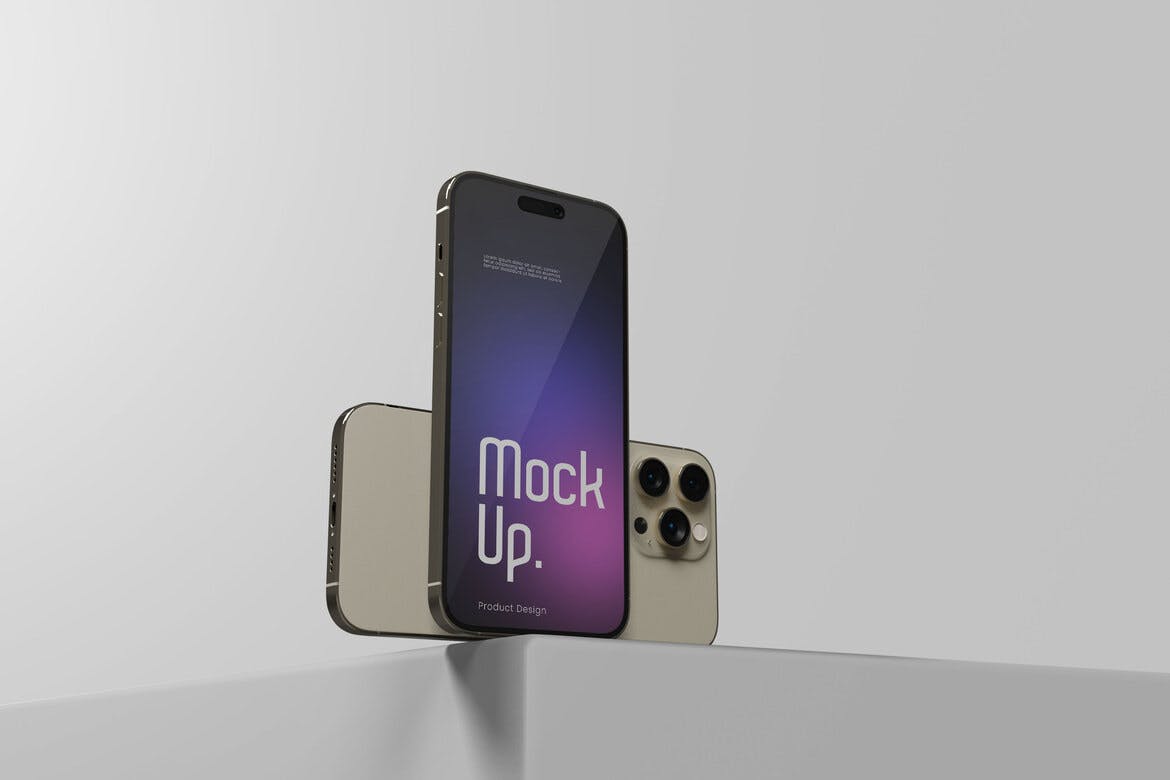 iPhone 14 Pro手机显示屏样机图 iPhone 14 Pro Display – Mockup|ABC素材资源网
