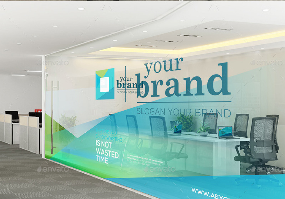 办公区域贴图Office Interior Branding Mockups V2 #238534|ABC素材资源网