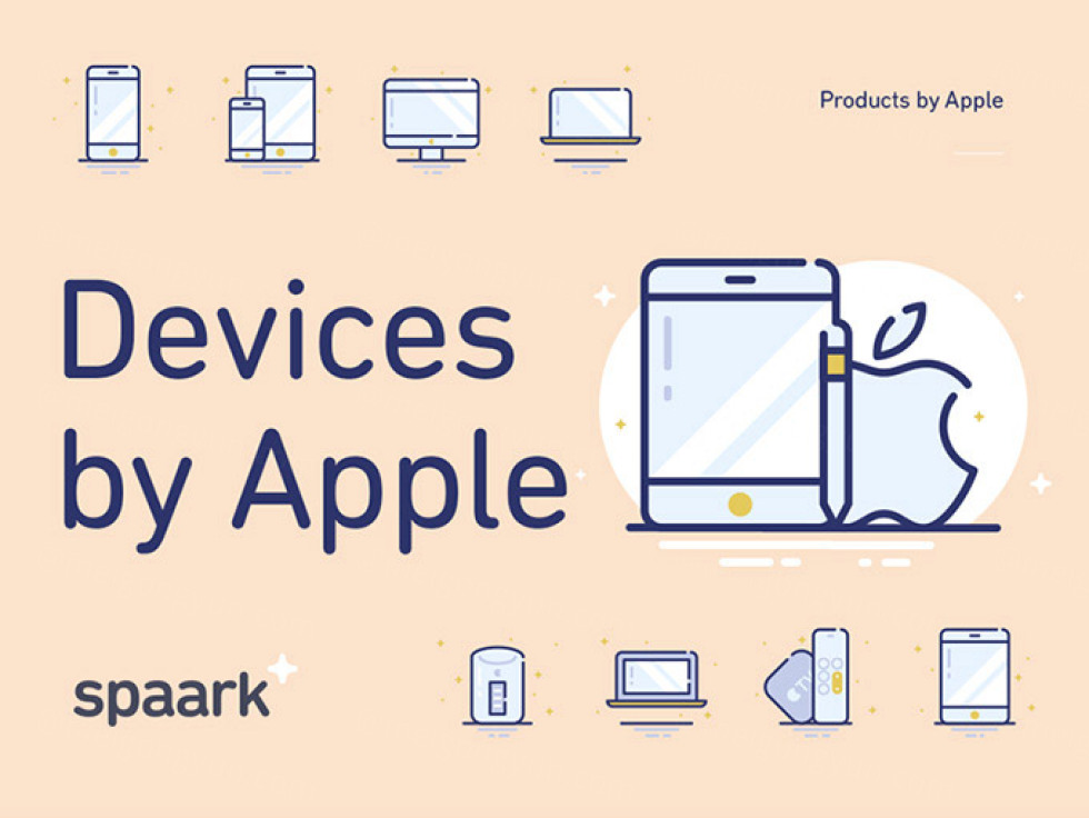 15 Apple Devices Icons|ABC素材资源网