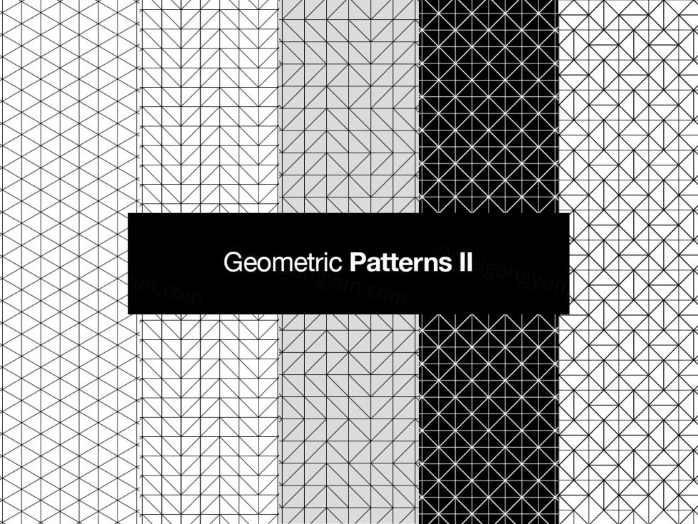 创意几何图案Geometric Patterns|ABC素材资源网