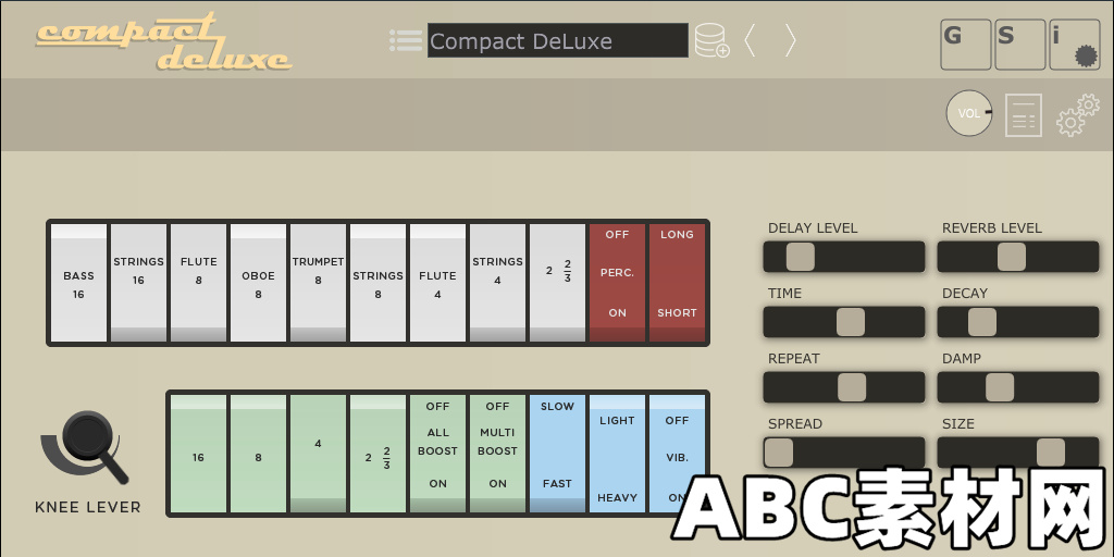 晶体管组合风琴Genuine Soundware Compact DeLuxe v1.0.0 Incl Keygen WIN-R2R|ABC素材资源网