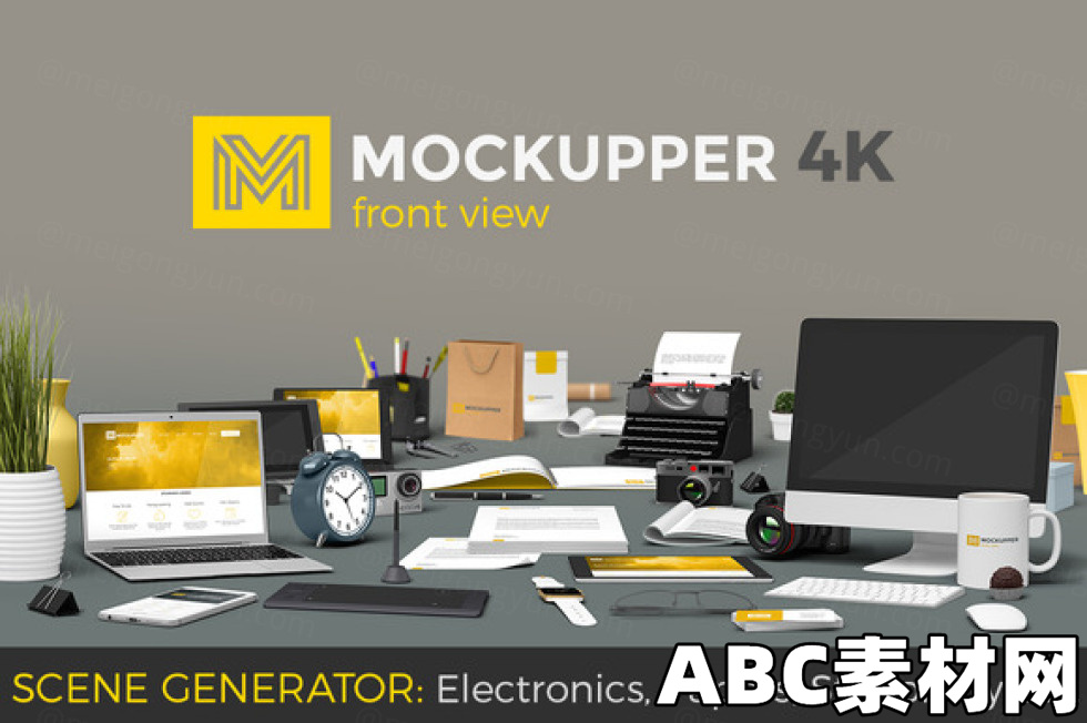 Mockupper scene generator FRONT view场景贴图 mockups 第4张