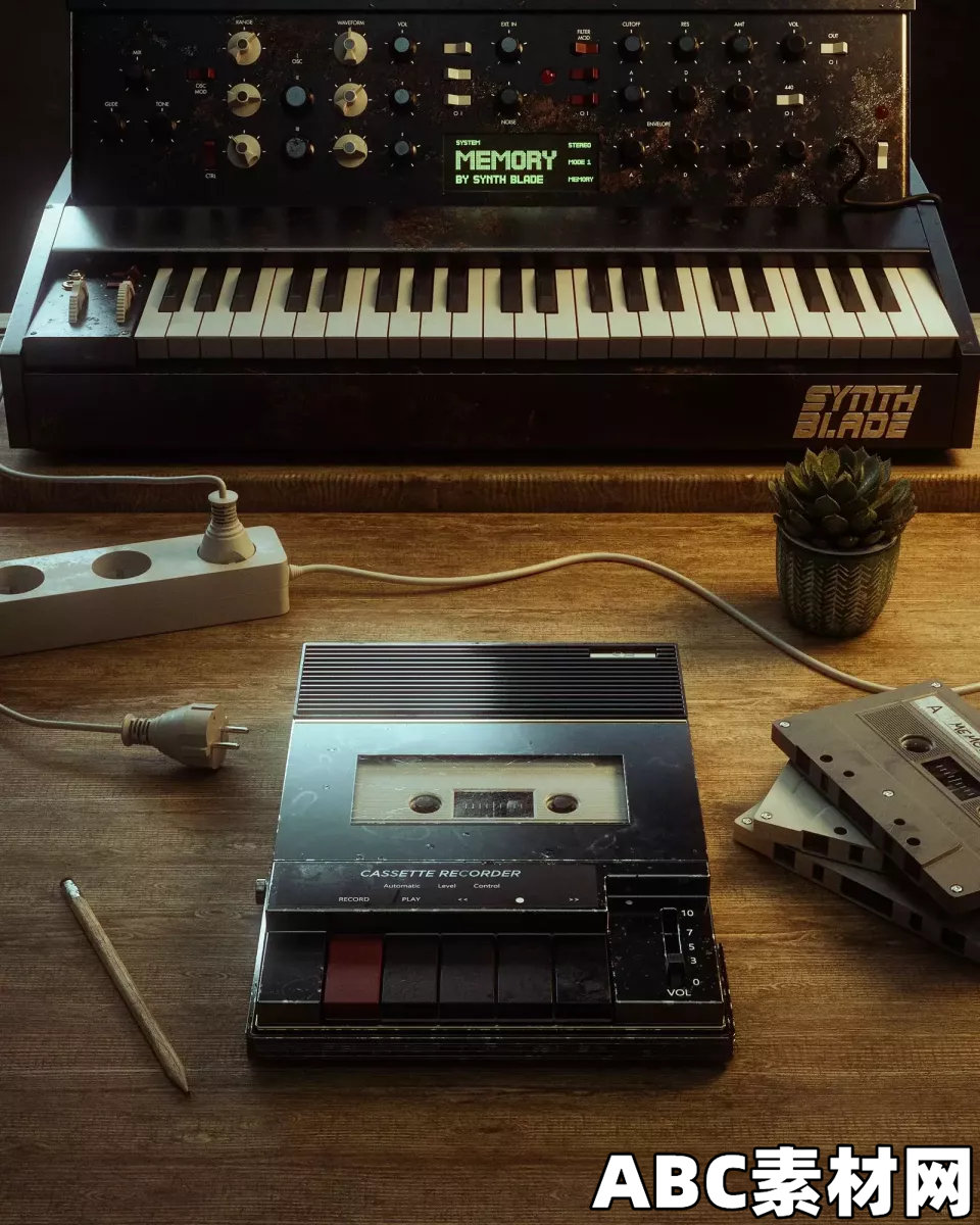 Synth Blade MEMORY LoFi Electronica Presets for Serum|ABC素材资源网