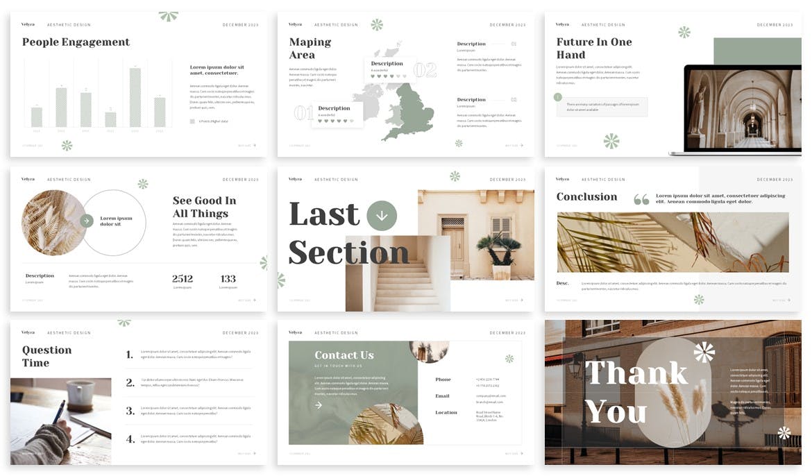 艺术探索演示谷歌幻灯片演示文稿模板 Velyra – Artistic Serif Google Slides Template|ABC素材资源网