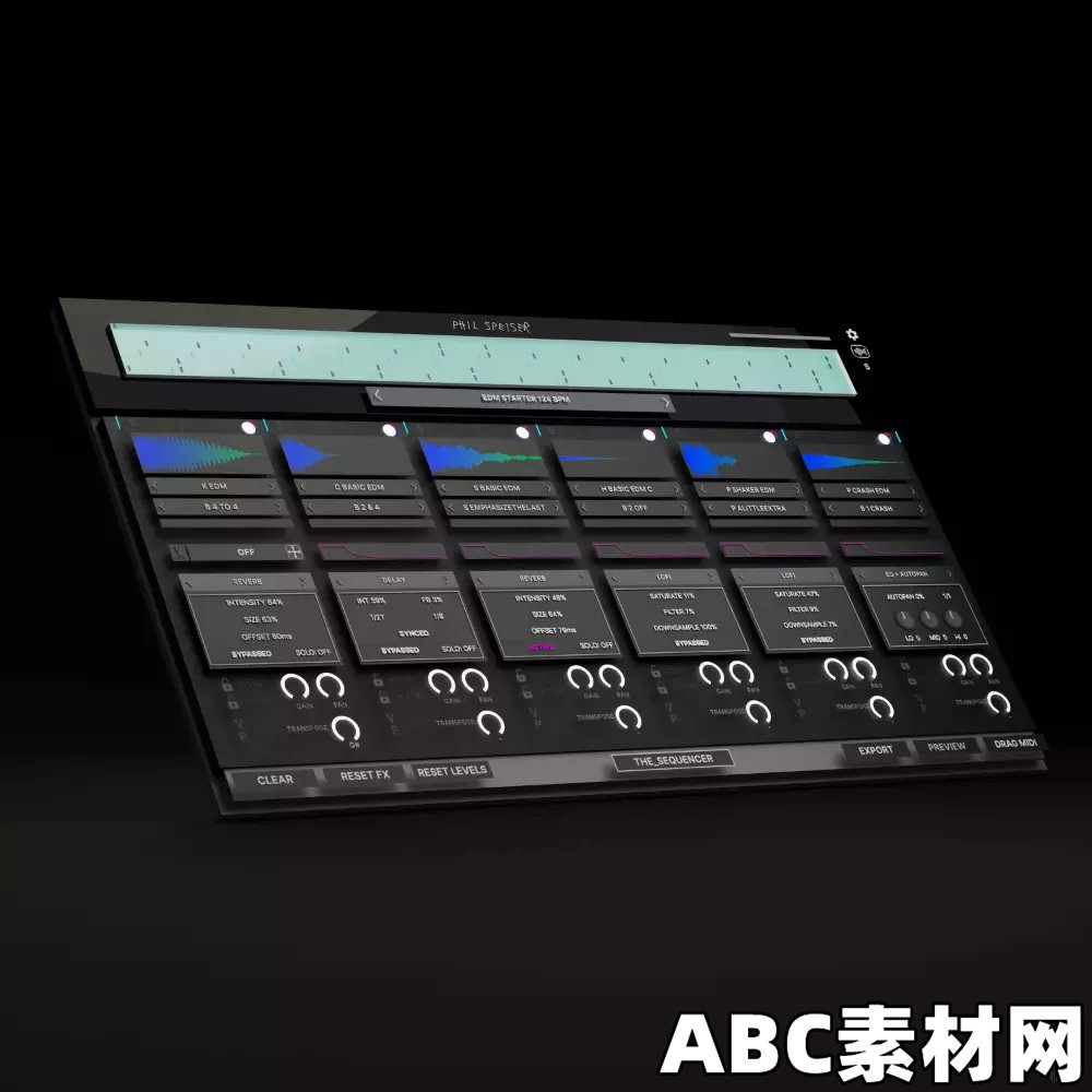 鼓乐序列器Phil Speiser THE_PATTERN v1.1.1 WIN Incl Keygen READ NFO-R2R|ABC素材资源网