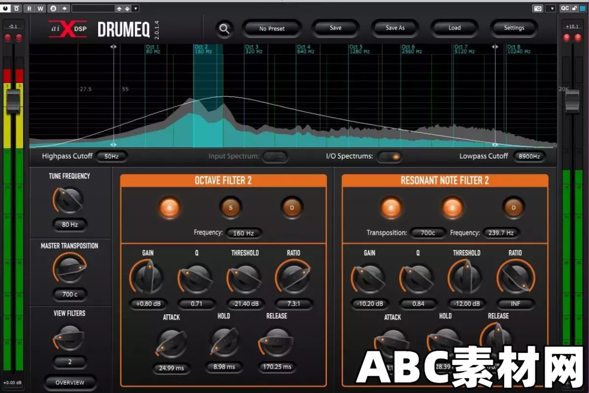 鼓均衡器aiXdsp Drum EQ v2.0.1.3 Incl Keygen WIN-R2R|ABC素材资源网