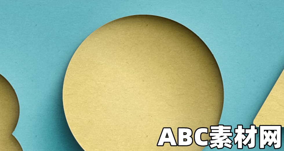 剪纸风格字体一键生成模板 Coot Paper Cut Psd Text Effect|ABC素材资源网