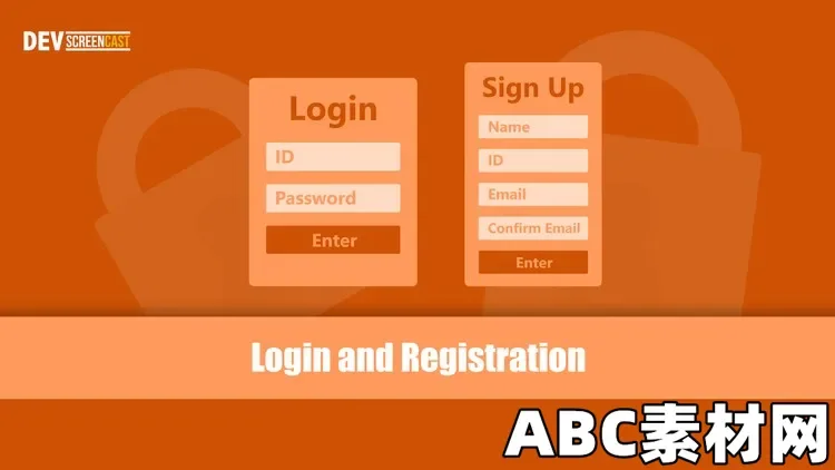 PHP: Complete Login and Registration System with PHP & MYSQL|ABC素材资源网