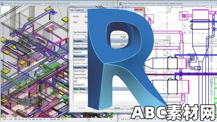 Revit MEP Specialization – Electrical, Plumbing and HVAC|ABC素材资源网