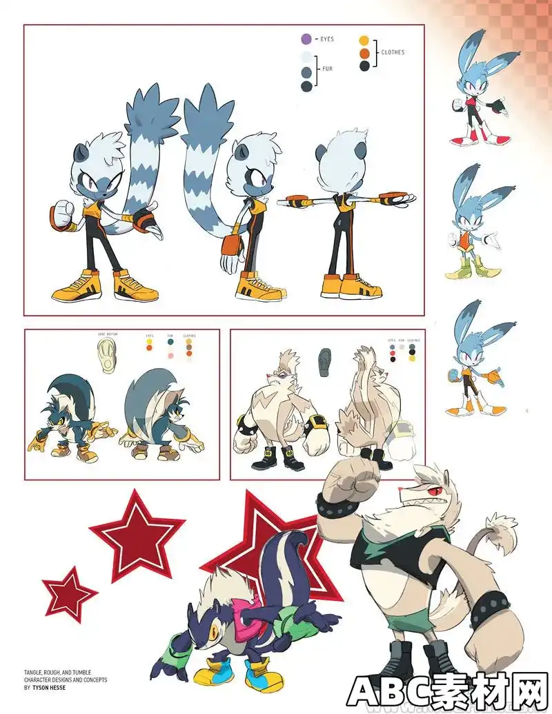 [画集]Sonic The Hedgehog The IDW Comic Art Collection[120P]|ABC素材资源网