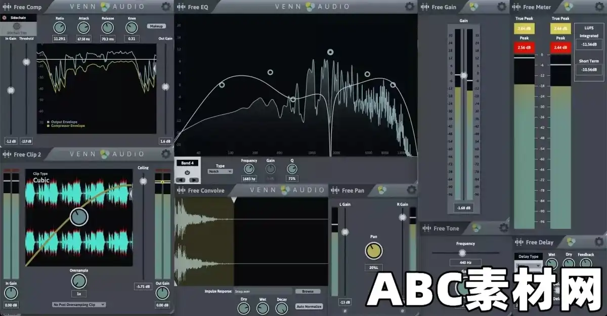 音频插件集合Venn Audio Free Suite Bundle Plugin v1.0.0 VST3 AU AAX WiN macOS ...