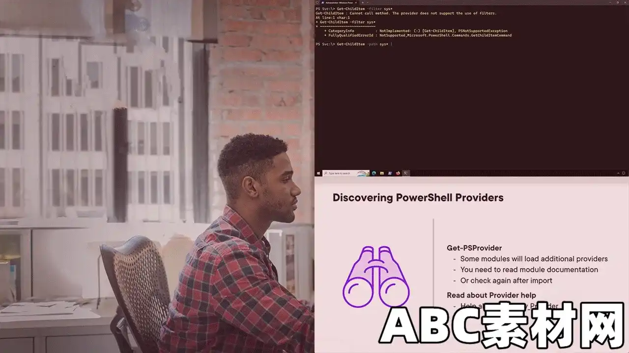 Using Windows PowerShell Providers and PSDrives|ABC素材资源网