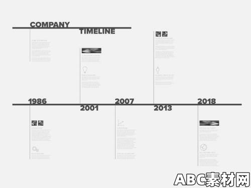 极简排版时间轴模板 Minimalistic Typographic Timeline Template – 328377361|ABC素材资源网