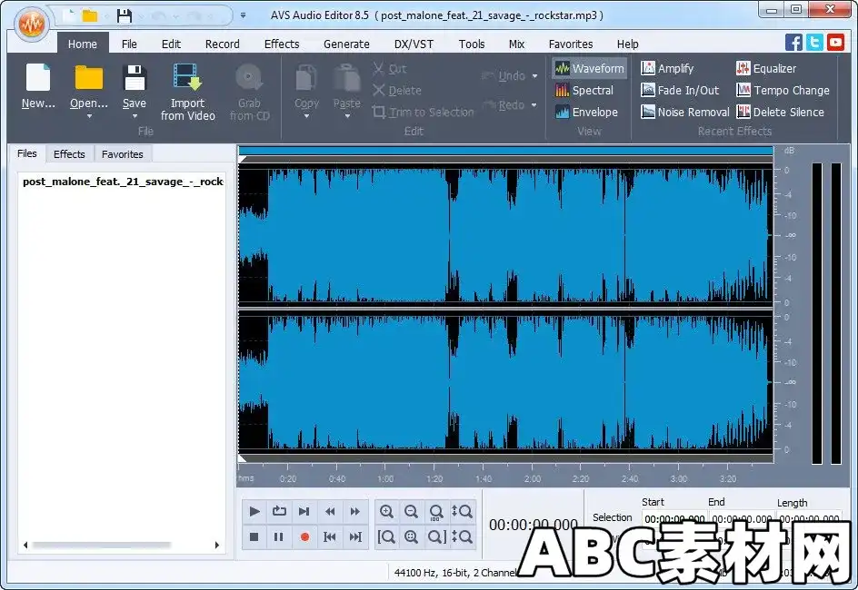 Abc Video Editor AVS Audio Editor 10.4.4.575 WIN|ABC素材资源网
