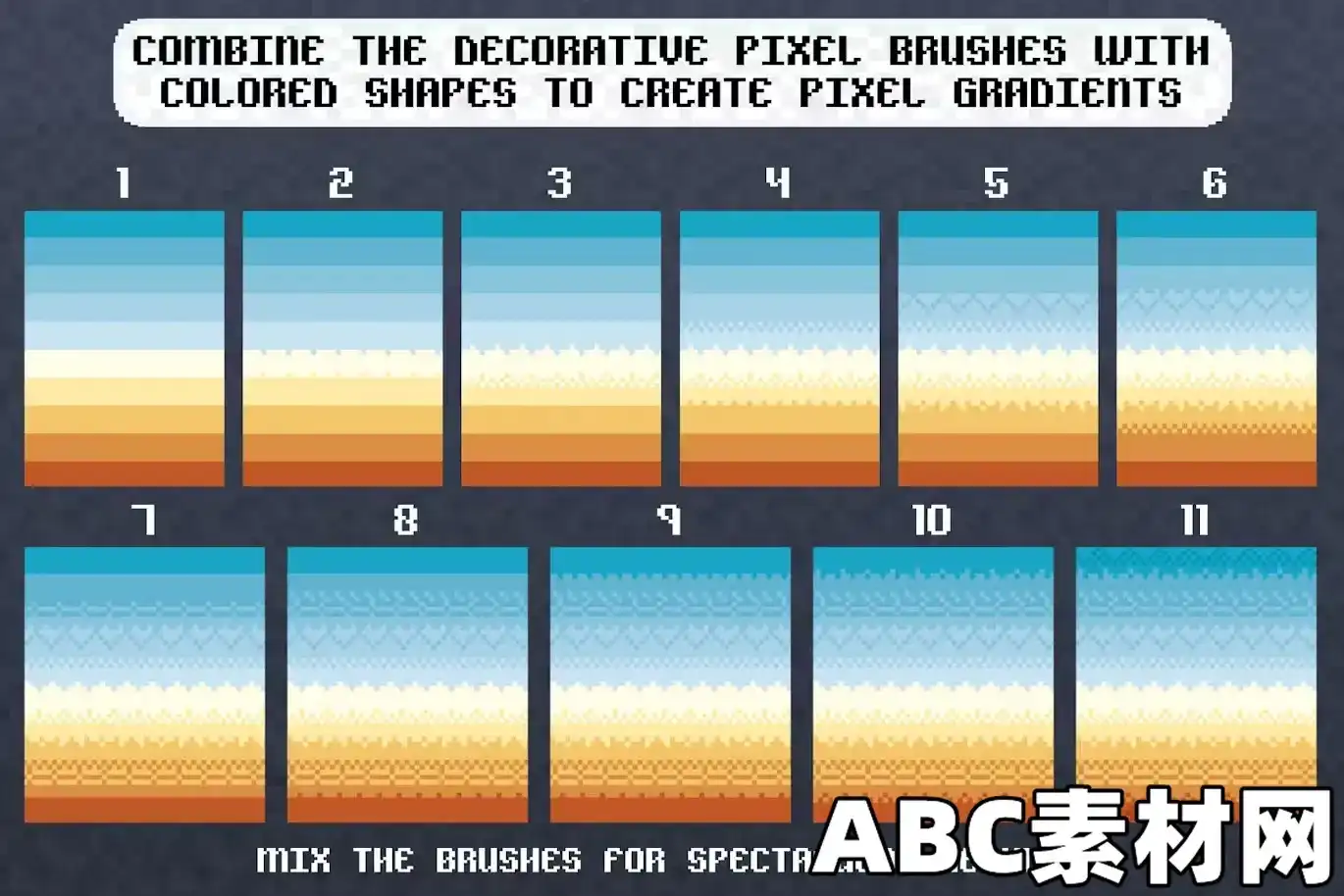复古游戏马赛克像素图形工具包Pixel Perfect - 8-bit Tool Kit 设计元素 第2张