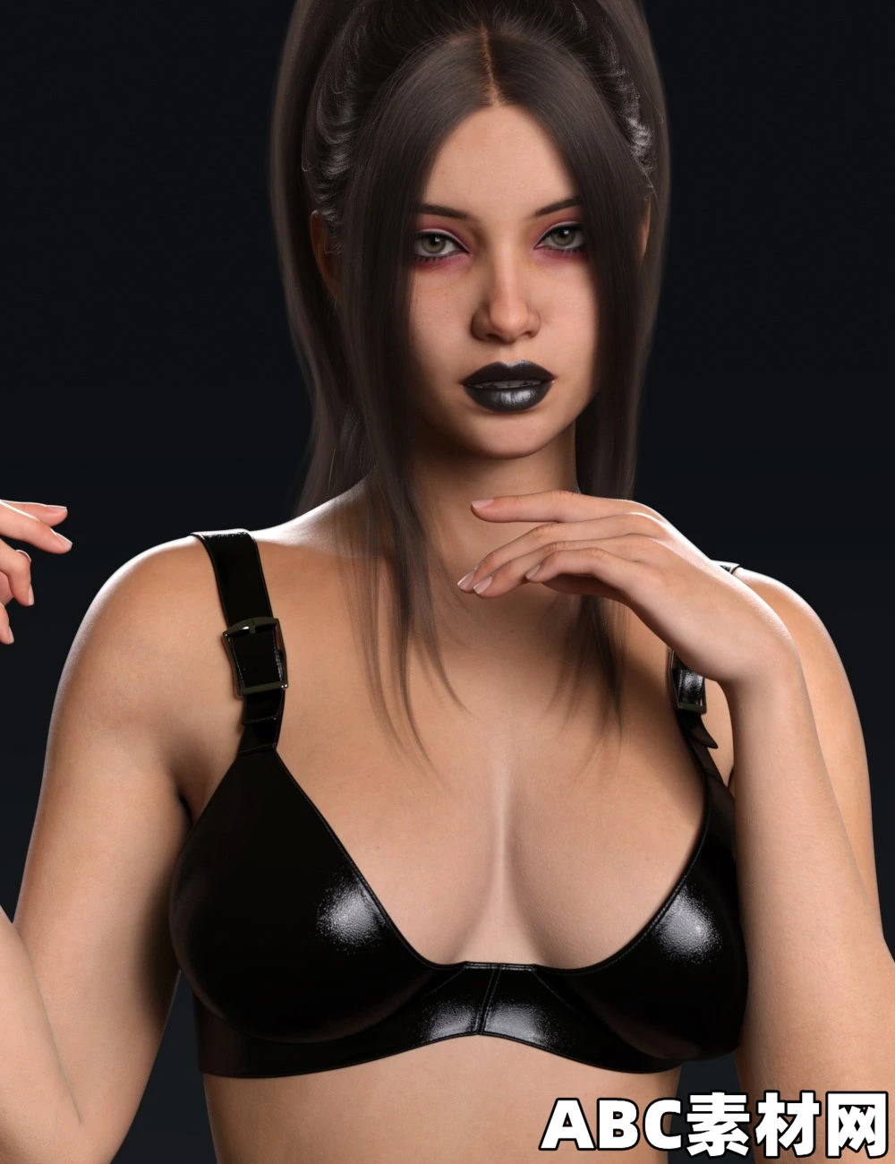 RY Leonore Character, Clothing and Hair Bundle 3D模型 第2张