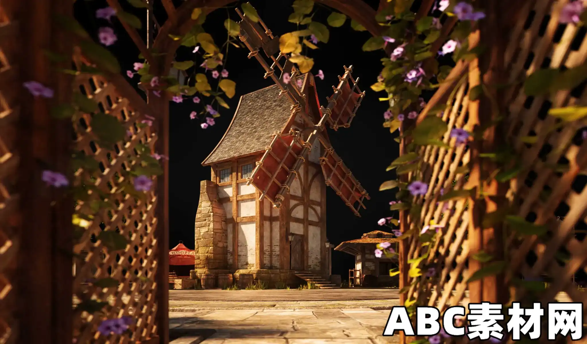 魔法王国城堡村庄建筑3D模型资产贴图材质Kitbash 3D - Enchanted UPDATE 3D模型 第5张