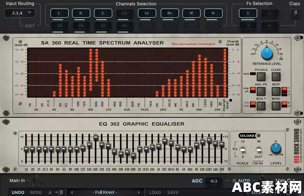 声频谱分析插件Red Rock Sound SA360 v1.5.2 WIN|ABC素材资源网