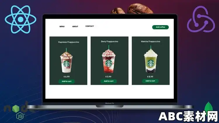React Nodejs Fullstack Coffee Web Devlopment Course 2024|ABC素材资源网