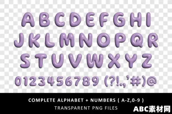 可爱活力欢乐色彩字体Super Cute Font|ABC素材资源网