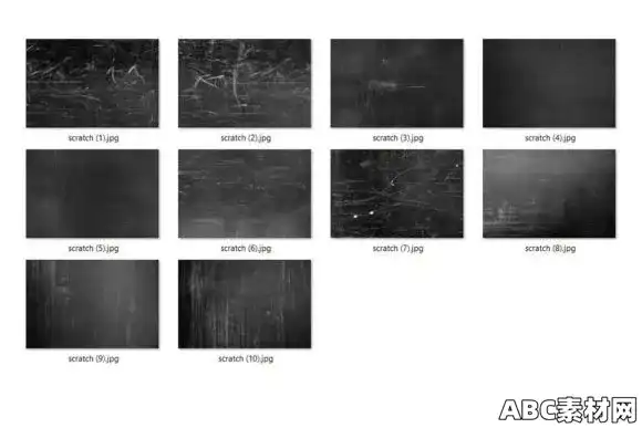 10款刮痕背景纹理高清素材10 Scratch Texture HQ – 279728389|ABC素材资源网
