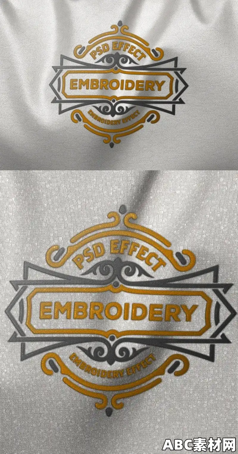 刺绣Logo标志展示样机AS – Embroidery Logo Mockup 460400963|ABC素材资源网