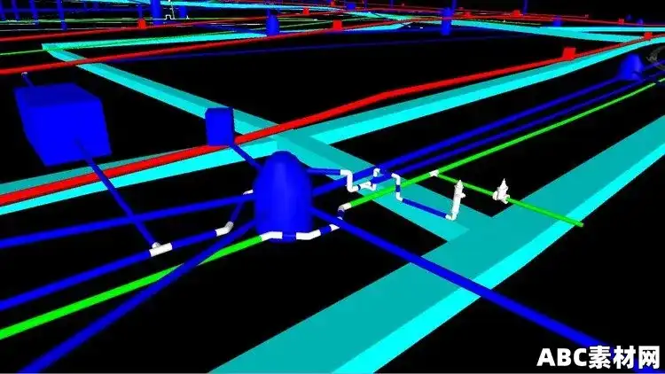 BIM, 3D Modeling and Clash Solution for Infrastructure Engineering|ABC素材资源网