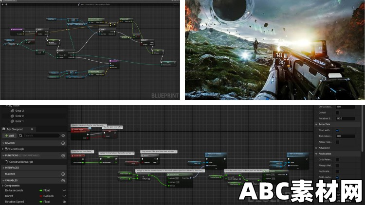 虚幻引擎蓝图开发教程Comprehensive Guide to Unreal Blueprint Development|ABC素材资源网
