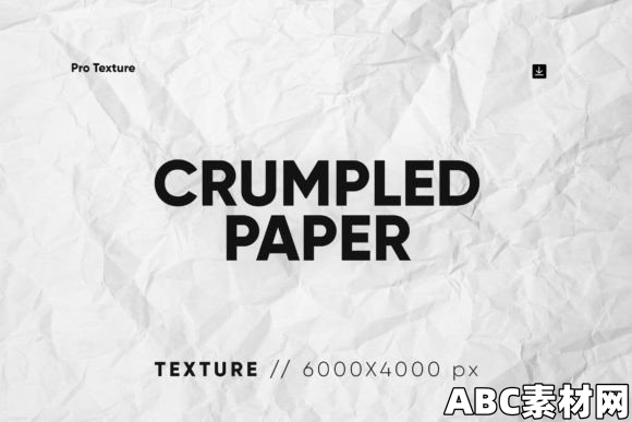 20个高清皱巴巴的纸张背景纹理 20 Crumpled Paper Texture HQ|ABC素材资源网