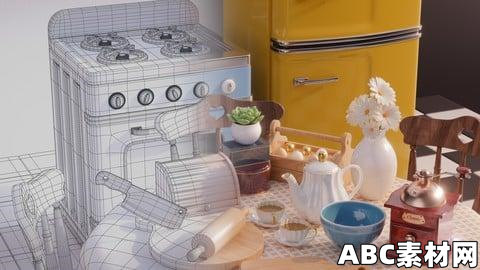 Blender 3D For Beginners Complete 3D Modelling Guide|ABC素材资源网