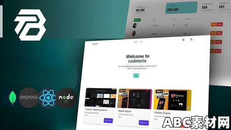 Build a Fullstack E-commerce Store with the MERN Stack|ABC素材资源网