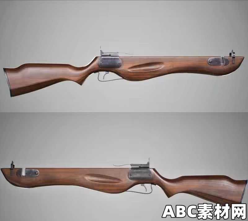 十字弩枪3D模型Crossbow V1 – 3D Model|ABC素材资源网