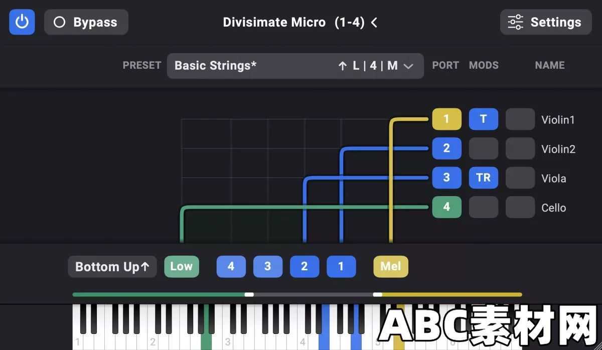 MIDI路由和弦声分离插件Nextmidi Divisimate Micro 1.0.5 macOS [HCiSO]|ABC素材资源网