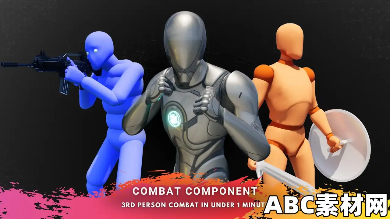 近战和远程武器战斗组件UE资产FAB – Combat Component (5.0 – 5.6)|ABC素材资源网
