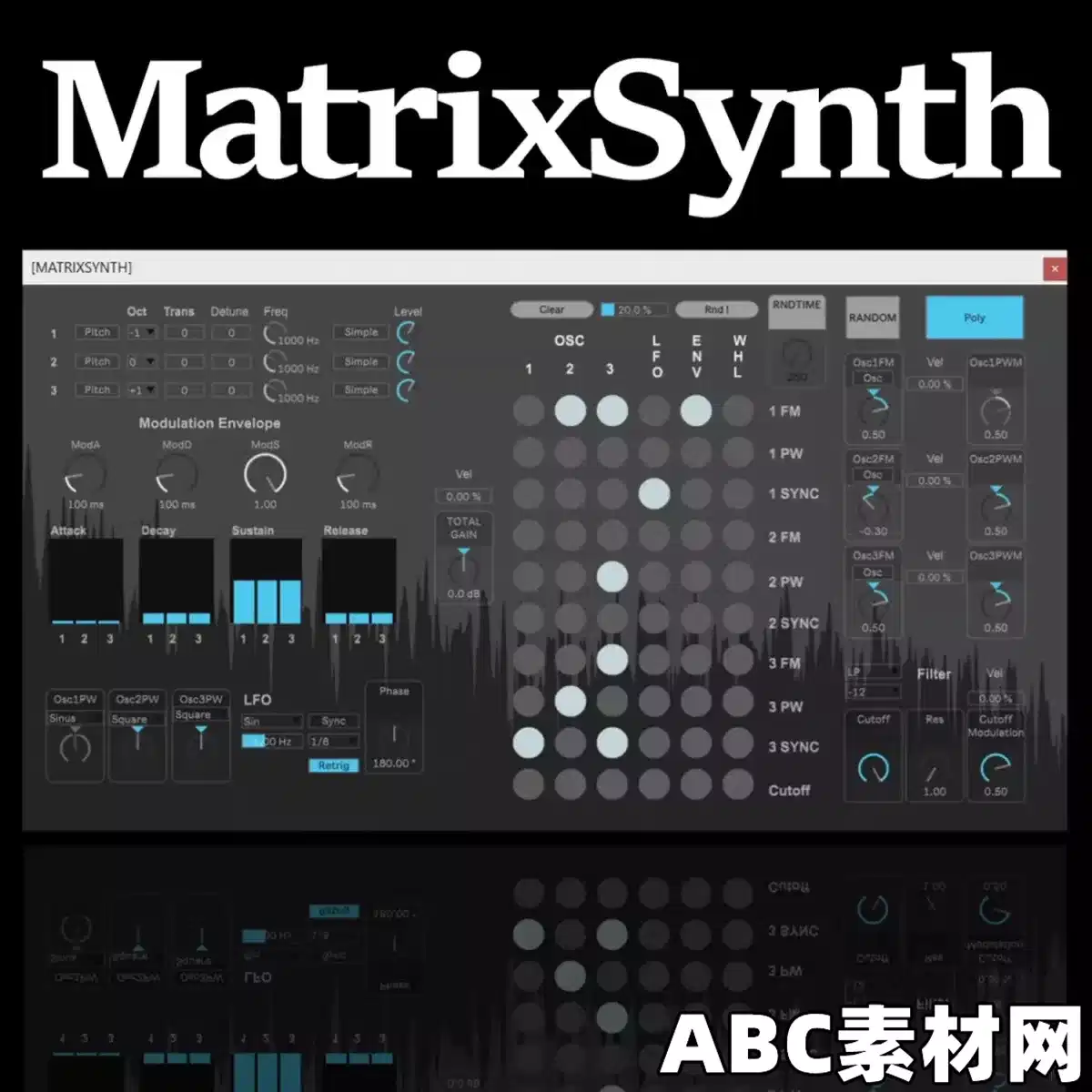 Remo De Vico MatrixSynth Max for Live|ABC素材资源网