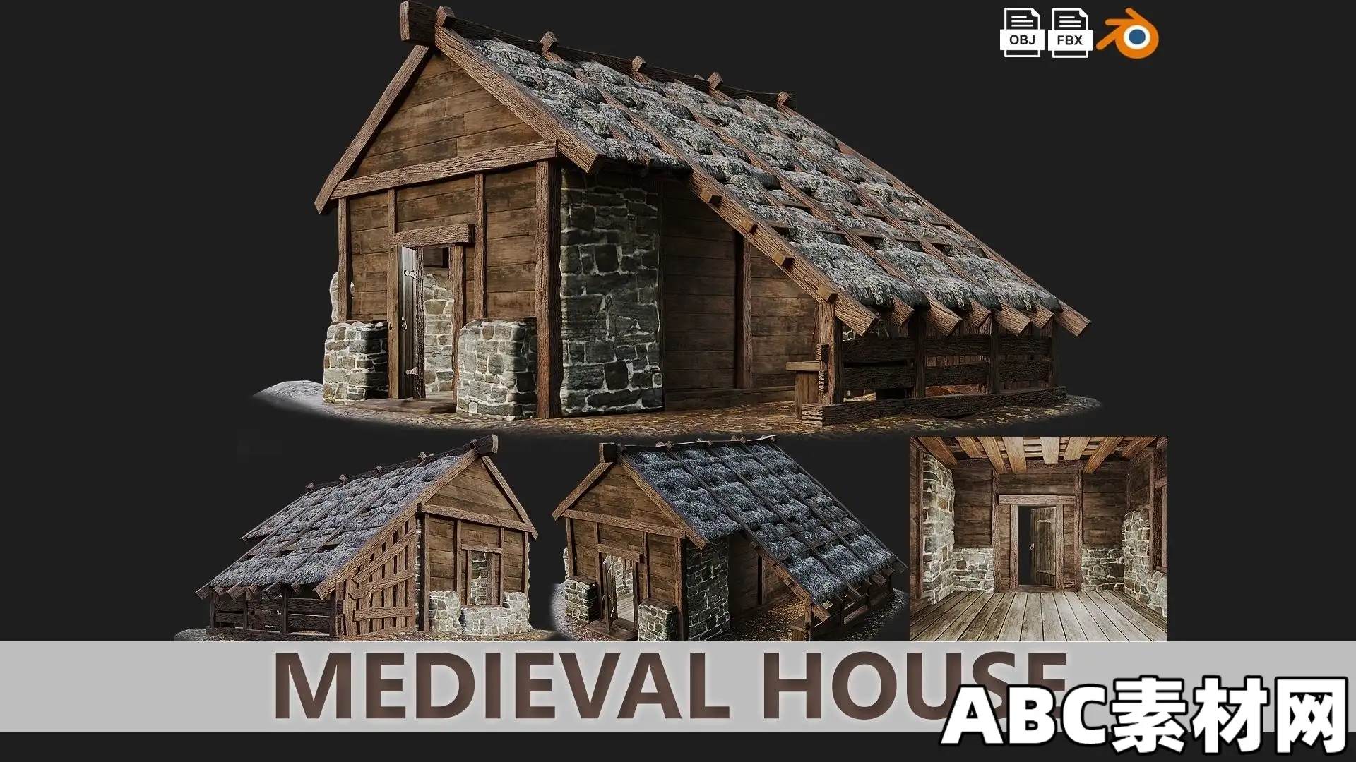 1-200个中世纪古老房屋建筑包3d模型合集下载 1 – 200 OLD MEDIEVAL HOUSES BUILDINGS PACK 4K ...