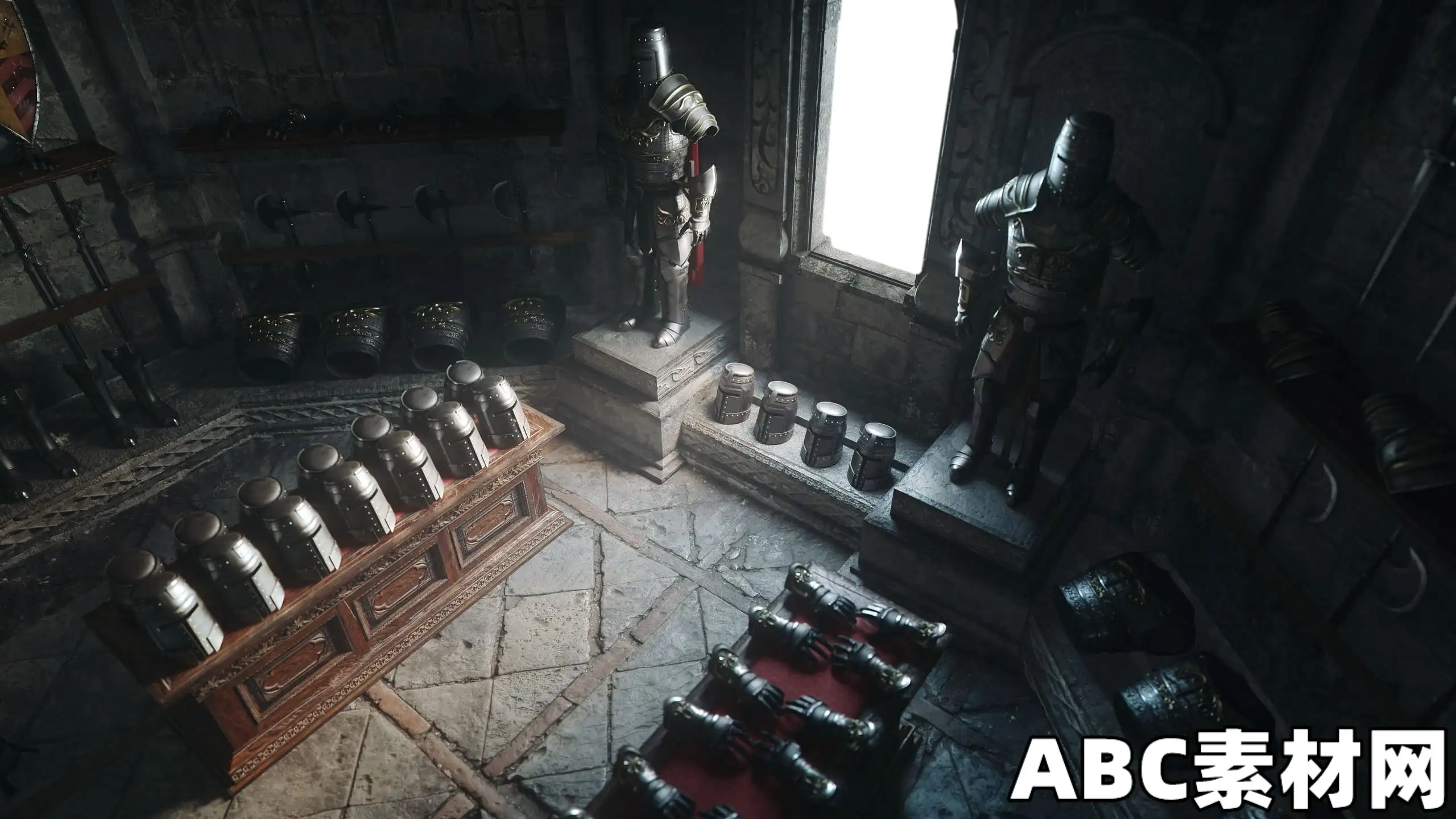 中世纪城堡魔法内饰环境3D资产完整版 Kitbash3D – Enchanted Interiors (FULL)|ABC素材资源网