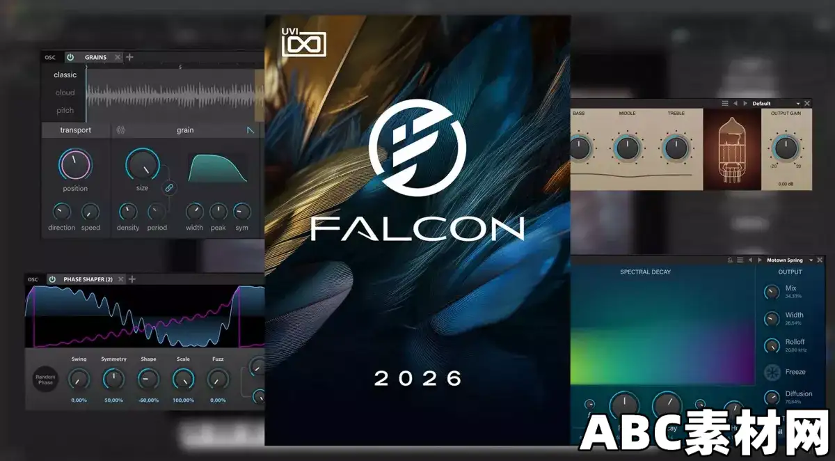 UVI Falcon Factory Library Rev2 v26.0.0 WIN|ABC素材资源网