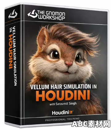 Vellum毛发模拟制作实战Houdini教程The Gnomon Workshop – Vellum Hair Simulation in ...